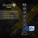 Ouch! Balls of Lust Anal Plug 58 cm Black