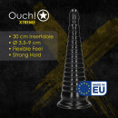 Ouch! Twisted Vortex Anal Plug 32 cm Black