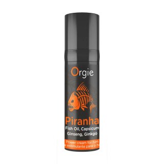 Orgie Erection Enhancer Cream mit Piranha Fish Oil 15 ml