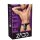 ZADO Leather Chastity Thong with Locks Black