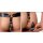 ZADO Leather Chastity Thong with Locks Black