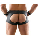 Svenjoyment Open Back Pants with Restraint Cuffs Black L