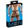 Svenjoyment Hip Harness with Ring and Wrist Cuffs Black 2XL/3XL