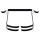Svenjoyment Hip Harness with Ring and Wrist Cuffs Black 2XL/3XL