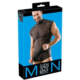 Svenjoyment Shirt with Transparent Stripe Look Black M