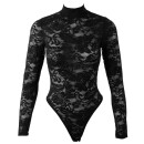 Cottelli Collection Spitzen Riobody mit Langarm S Schwarz