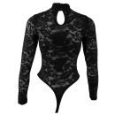 Cottelli Collection Spitzen Riobody mit Langarm M Schwarz