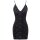 Cottelli Collection Glitzer-Minikleid Zickzack Schwarz M