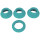 You2Toys 3-in-1 Cock & Ball Ring Set Silicone 4-Piece