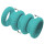You2Toys 3-in-1 Cock & Ball Ring Set Silicone 4-Piece