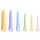You2Toys Six in a Row 2.0 Dildo-Set Pastellfarben 6-teilig