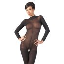 Catsuit with Lace Collar S/M