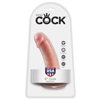 King Cock - Dildo Flesh 15 cm