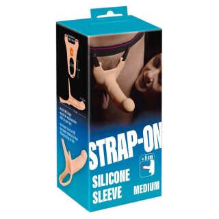 Silicone Strap-on +5 cm medium