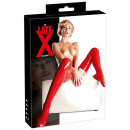 Latex Stockings red L/XL