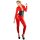 Latex Catsuit rot S