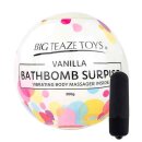 Big Teaze Toys - Bath Bomb Surprise with Vibrating Body Massager Vanilla