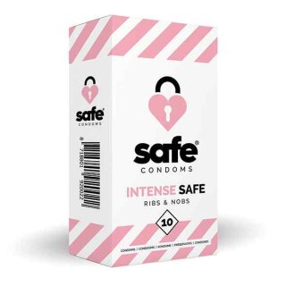 SAFE - Condoms Ribs & Nobs (10 pcs)