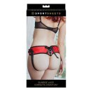 Sportsheets Red Lace Corsette Strap-On