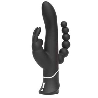Happy Rabbit Triple Curve Rabbit Vibrator Black