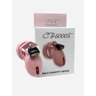 CB-X CB6000S Chastity Cage Solid Pink Small