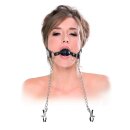 Deluxe Ball Gag and Nipple Clamps