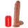 King Cock - with Balls Tan 28 cm