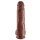 King Cock - with Balls Brown 28 cm