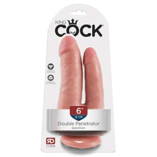 King Cock Dildo „Double Penetrator Flesh