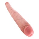 King Cock 16" Tapered Double Dildo Flesh