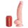 King Cock Triple Density Cock with Balls Flesh 20.5cm