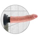 King Cock 7" Vibrating Cock Flesh