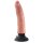 King Cock 7" Vibrating Cock Flesh