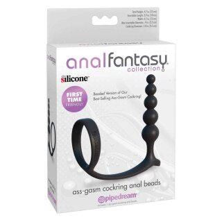 AF Ass-Gasm Cockring Anal Bead