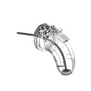 Model 15 - Chastity - 3.5" - Cock Cage mit Urethal - Transparent