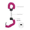 Pleasure Handcuffs Furry - Pink