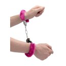 Pleasure Handcuffs Furry - Pink