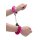 Pleasure Handcuffs Furry - Pink