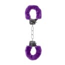 Pleasure Handcuffs Furry - Purple