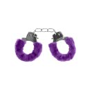 Pleasure Handcuffs Furry - Purple