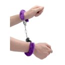 Pleasure Handcuffs Furry - Purple