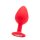 Large Diamond Butt Plug - Red