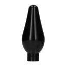Interchangeable Butt Plug Set - Rounded Medium - Black