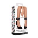 Printed Ankle Cuffs - Old School Tattoo Style - Black