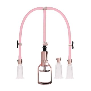 Clitoral & Nipple Pump Set Medium  Rose Gold