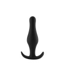 Butt Plug with Handle Small Black