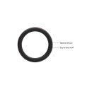 Round Cock Ring Set Black