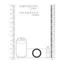 Round Cock Ring Set Black