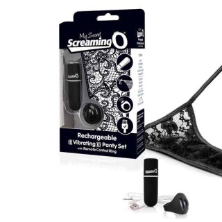 The Screaming O Charged Remote Control Panty Vibe Black