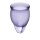 Satisfyer Feel Confident Menstrual Cup Set Lila